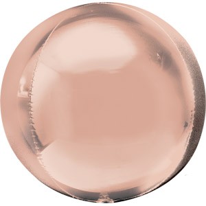 Rose Gold Orb 21in Balloon Delivery