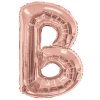 large Rose Gold Balloon Letter B Balloon Delivery