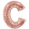 large Rose Gold Balloon Letter C Balloon Delivery