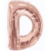 large Rose Gold Balloon Letter D Balloon Delivery