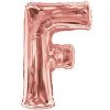 large Rose Gold Balloon Letter F Balloon Delivery