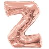 large Rose Gold Balloon Letter Z Balloon Delivery