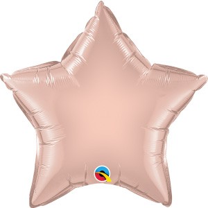 Rose Gold Star 20in Balloon Delivery