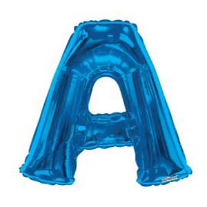 Blue Letter A Balloon Delivery