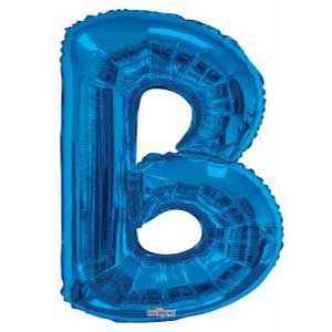Blue Letter B Balloon Delivery