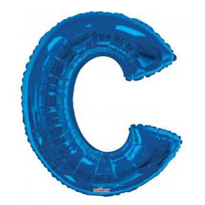 Blue Letter C Balloon Delivery
