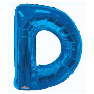 Blue Letter D Balloon Delivery