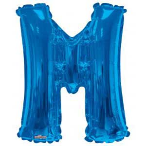Blue Letter M Balloon Delivery