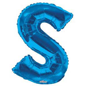 Blue Letter S Balloon Delivery