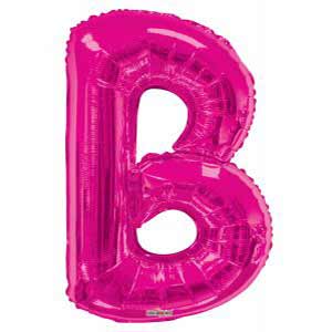 Magenta Letter B Balloon Delivery