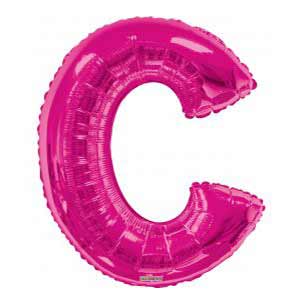 Magenta Letter C Balloon Delivery