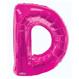 Magenta Letter D Balloon Delivery