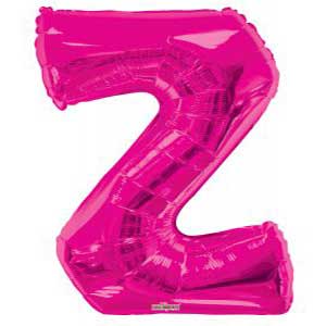 Magenta Letter Z Balloon Delivery