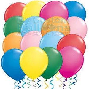 100 Bulk latex Balloon Delivery