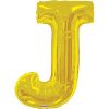 34in Gold Letter J Balloon Delivery