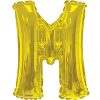 34in Gold Letter M Balloon Delivery