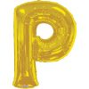 34in Gold Letter P Balloon Delivery