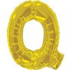 34in Gold Letter Q Balloon Delivery