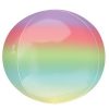 16 Rainbow Ombre Orb Balloon Delivery