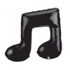 36in Black Double music note Balloon Delivery