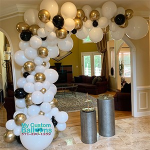 Organic 14 ft long 1 base color Balloon Delivery