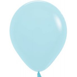 Pastel Matte Blue Balloon Delivery