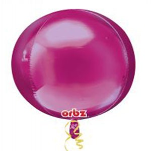 16in Hot Pink Orb Balloon Delivery