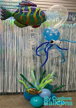 Under The Sea Custom balloon Bubble Decoration
