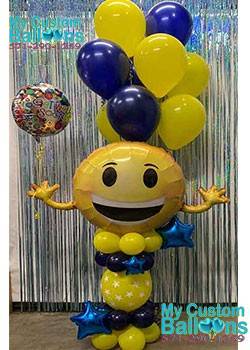 Happy Birthday Bubble Balloon & Smiles Bouquet