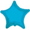 18In Turquoise Star Foil Balloon
