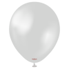 12in Metallic Silver Latex Balloon Helium Filled