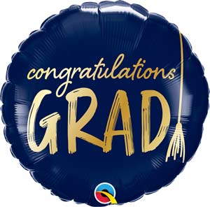 18in Congratulations Grad Tassel Foil Balloon