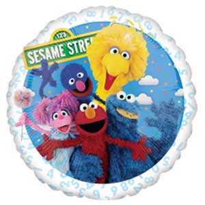 18in Sesame Street Foil Balloon