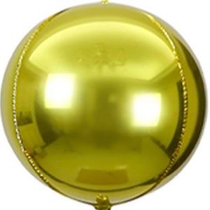 70In Gold 4D Sphere Foil Balloon