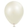 12in Aura Ivory White Latex Balloon Helium Filled