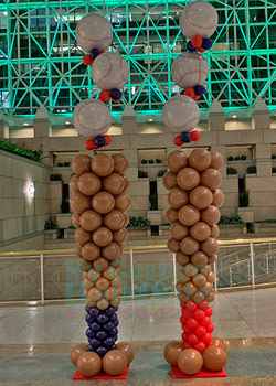 Custom Baseball Bat Balloon Scelpture