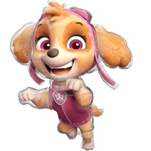 36in Paw Patrol Skye Foil Balloon