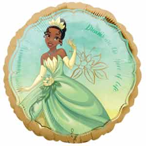 18in Princess Tiana Upon A Time Foil Balloon