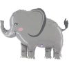 44In Happy Jungle Elephant Foil Balloon