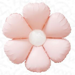 2ct Air Filled 24in Baby Pink Flower Balloons