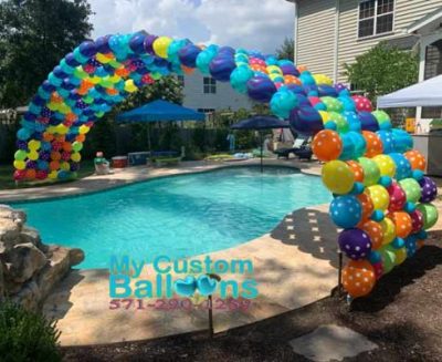 Balloon-Bridge-Over-Pool