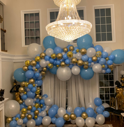 Gold-and-Blue-Organic-Garland