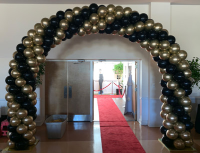 Golda-and-Black-Spiral-Arch