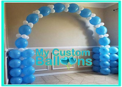 Linking Balloon Arch LtBlue