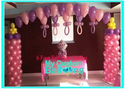 Pink baby bottle arch1