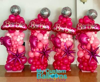 organic-Barbie-Balloon-Columns